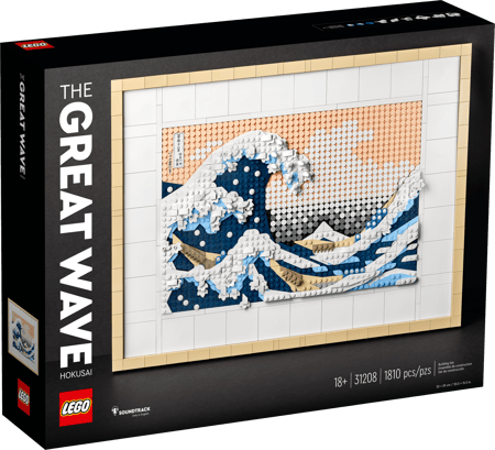 Il reconstitue 'la grande vague' d'Hokusai avec 50.000 briques Lego 