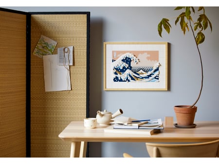 LEGO® ART 31208 Hokusai – La Grande Vague, Décoration Murale