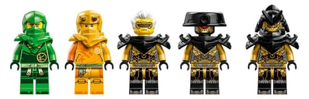 L'équipe de robots des ninjas lloyd et arin Lego