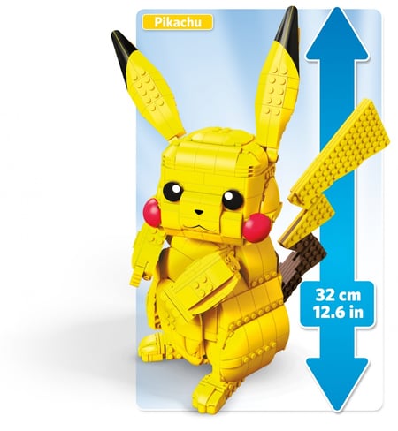Pikachu geant à construire 30 cm POKEMON : le jouet à Prix Carrefour