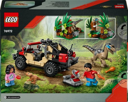 LEGO® 76972 - Le vélociraptor et l’évasion en 4x4 - Jurassic World