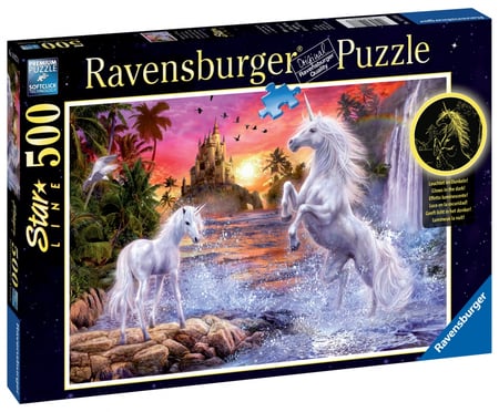Ravensburger - Puzzle Adultes 500 pièces phosphorescent - Star