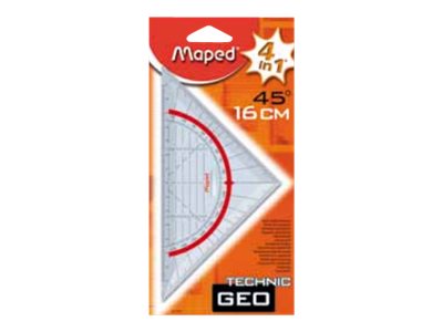 Maped Equerre géométrique Geo-Flex, hypoténuse: 160 mm 028600 bei