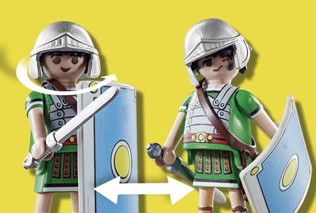 Jeu D'échecs Playmobil – Série Batailles Romaines – Gergovie – Stratégie, Plastique, Occasion