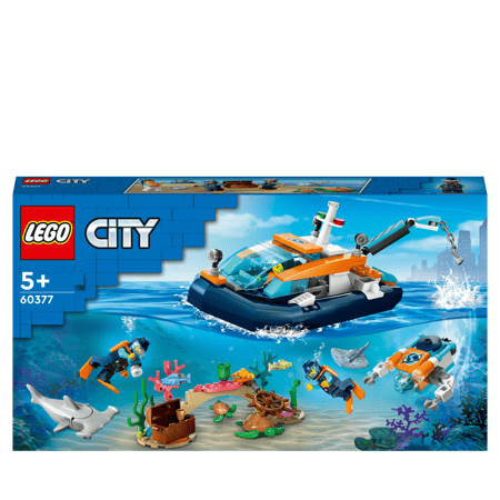 LEGO City 60264 Le sous-marin d'exploration, Jouet Enfants 5 ans et +
