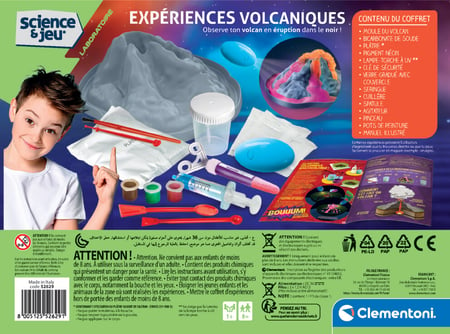 Clementoni Lab-La Science Volcanique-Laboratoire Enfant-Jeu
