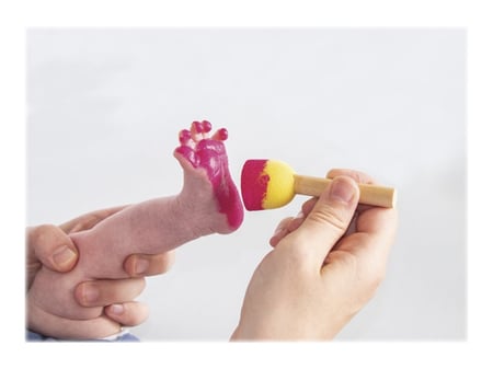 Rayher DIY Set Empreintes Baby - kit de travaux créatifs - rose