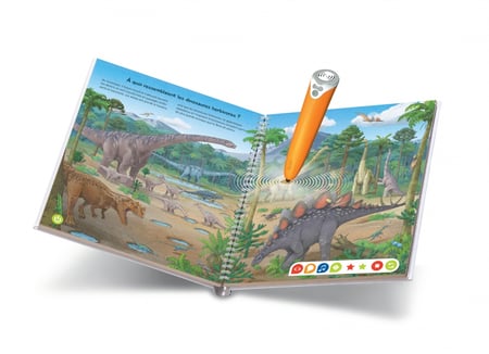 Ravensburger 00028 Livre interactif tiptoi Mini Doc' - Les dinosaures -  Jeux électroniques éducatifs sans écran en français - Lecteur tiptoi non