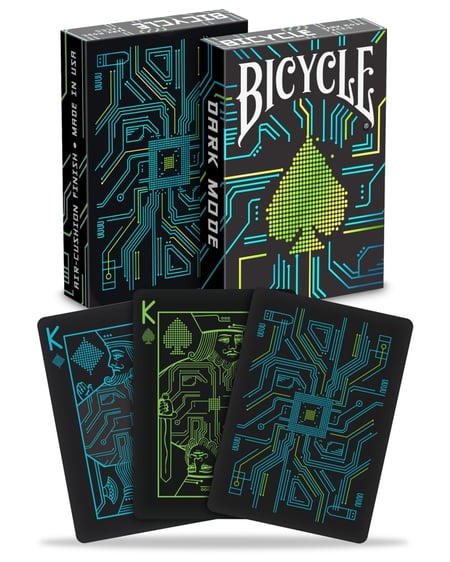 Bicycle - Jeu de 54 Cartes à jouer - Collection Créatives - Dark