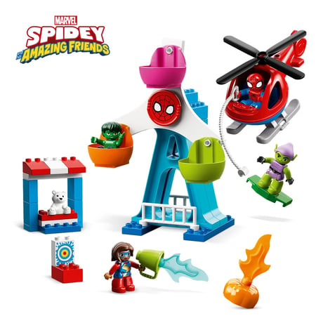 Spider-Man et ses amis : aventures à la fête foraine - LEGO® DUPLO® Super  Heroes - 10963