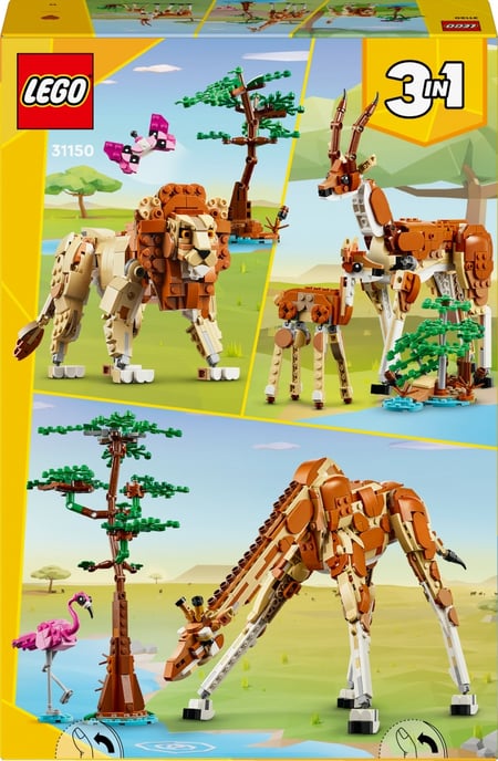 LEGO® 31150 - Les animaux sauvages du safari - LEGO® Creator