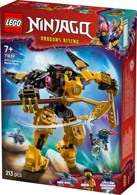 王国セット　ウルトラ　ARS10 ARS9 LEGO® 71839 - Le robot de Spinjitzu d'Arin - Ninjago - Jeux de