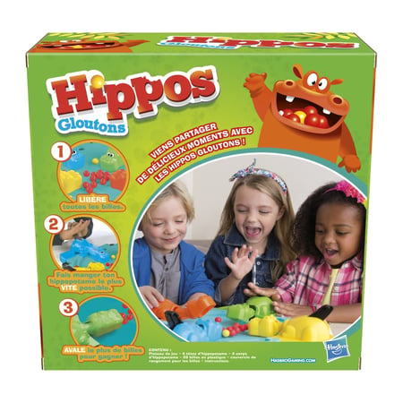 Hasbro - 989361010 - Hippos Gloutons - Jeu de Société : : Jeux et  Jouets