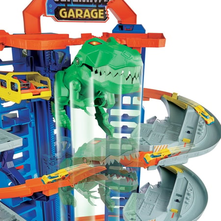 Circuit Super Dino Robot Garage HOT WHEELS : le circuit à Prix