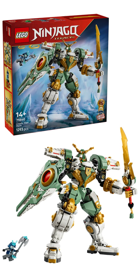 LEGO® 71860 - 15e anniversaire : le robot Titan de Lloyd - Ninjago