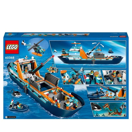 LEGO®60368 - Le navire d'exploration arctique - LEGO® City - Jeux de  construction