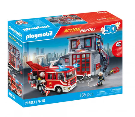 PLAYMOBIL VINTAGE CITY life gare trains employé porteur bagages set