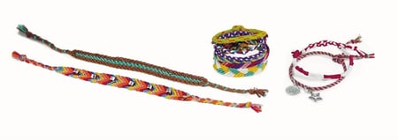 Kit de fabrication de bracelet d'amitié pour les filles, kits d'artisanat  de bricolage jouets pour les 8-10 ans fabricant de bijoux enfants