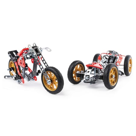 Voiture et moto - 5 modèles - Meccano - Jeux de construction
