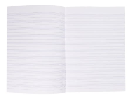 Cahier de Musique - A4 Vertical 48 pages - Shiver - Partitions