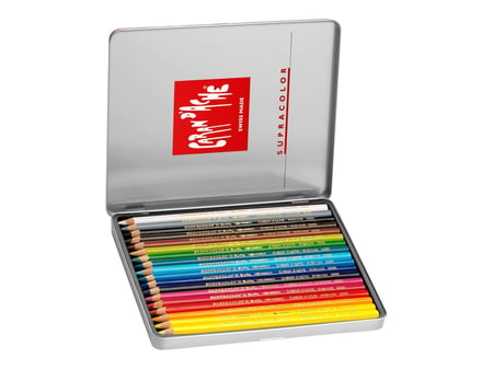 Caran d'ache crayons de couleur aquarellables boîte à 18