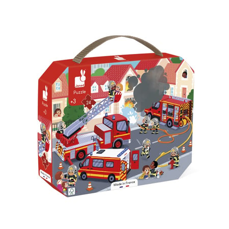 Set pompier - sac a dos avec casque et accessoires, fetes et anniversaires