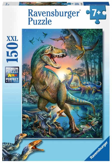 Puzzle dinosaure, lot de 4 - 6 à 16 pièces, pour enfant 2 ans - JANOD