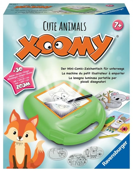 Xoomy - Cute animals - Plastique créatif - Supports de dessin et coloriage