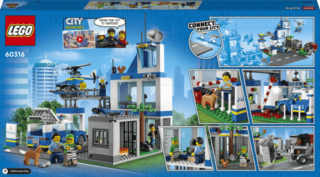 Le commissariat de police - LEGO City® - 60316 - Jeux de construction
