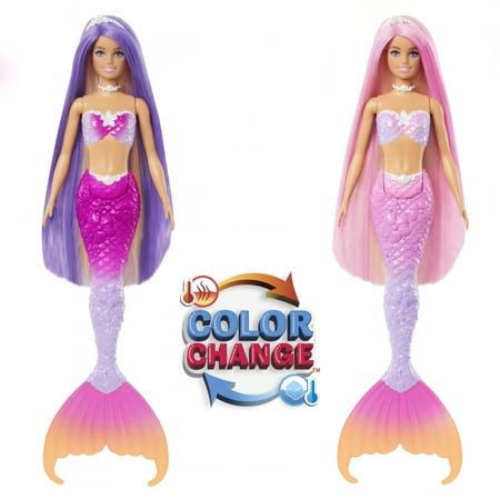 Barbie sirene magique Mattel Jeux d imagination Cultura