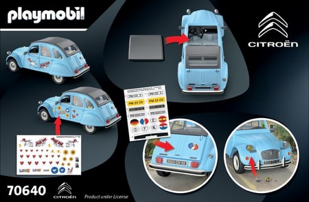 La Citroën 2CV de Playmobil disponible en magasin ! - Mininches