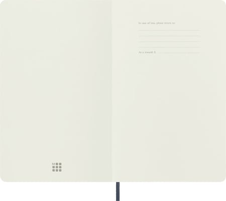 Carnet - 13 x 21 cm - Moleskine - 240 pages lignées - bleu saphir - Carnets  - Cadeaux Papeterie