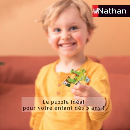 Puzzle Cadre - Animaux de la Forêt - 15 Teile - NATHAN Puzzle