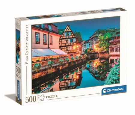 Puzzle 500 pièces - High Quality Collection - Vieille ville Strasbourg