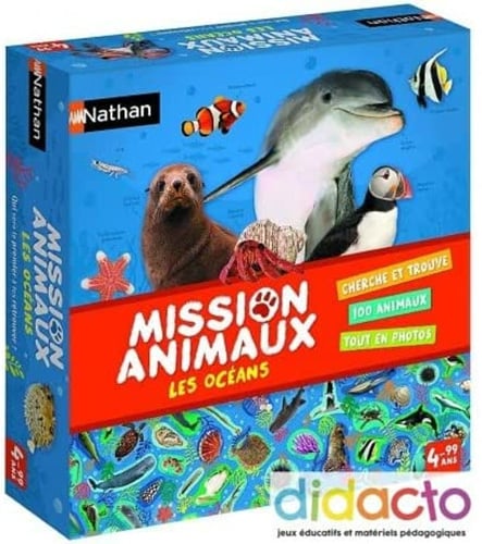 Nathan Jeux - Jeu mission animaux Doudouplanet, Livraison Gratuite