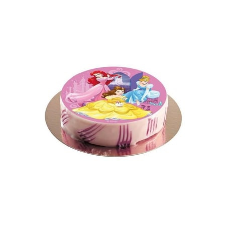 Dékora Princesse Disney - décoration d'un gâteau en gaufre - Décoration de Gâteau  Comestible - Décorations de gâteaux