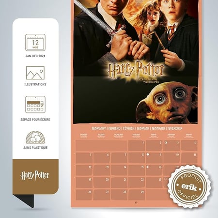 Harry Potter - Mon calendrier organiseur Harry Potter 2023-2024