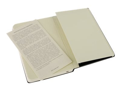 Moleskine carnet d'adresse, ft 13 x 21 cm, ligné, couverture solide, 240  pages, noir