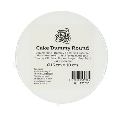 Cake Dummy Round 15 cm - FunCakes