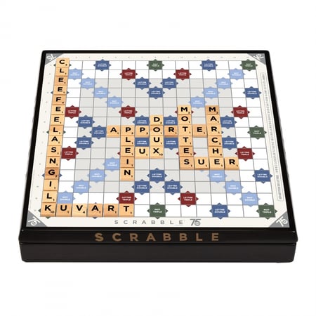 Scrabble Jeu De Société Édition Spéciale 75Ème Anniversaire Avec
