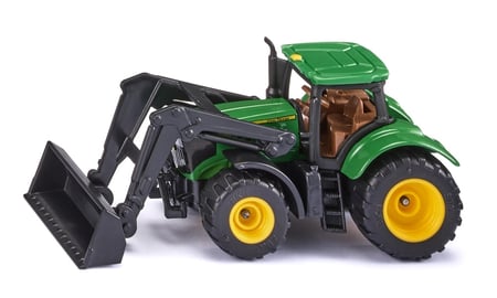 Gros Tracteur John Deere avec Chargeur Frontal - Vert et Jaune