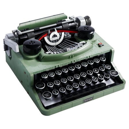 machine à écrire vintage tampon nm