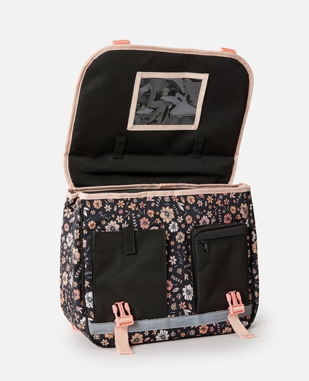 Bolsa Tela Rosa Negro Bolsa Playa The Mandalorian Rosa Y Negro - 47x33x15cm, Poliéster, Compartimento Principal, Diseño Original Español Bolsa Tela Star Wars