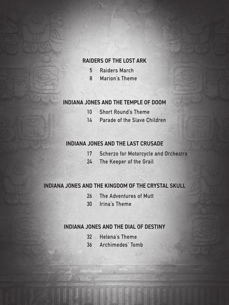 John Williams: Indiana Jones Kingdom OF The Crystal Skull Piano