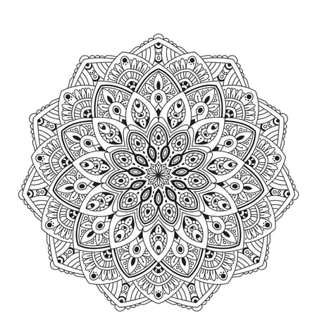 Coloriages pour me détendre : Mandalas
