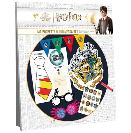 Pochette d'activités anniversaire - Harry Potter - Livres jeux et  d'activités