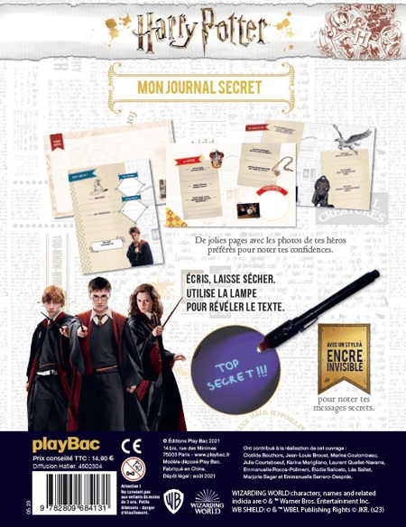 Mon coffret secret - Un super kit avec accessoires pour écrire tous tes  secrets ! Avec 1 journal