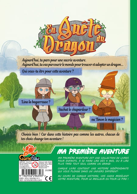 Ma première aventure : en quête du dragon - Jeux de Rôle
