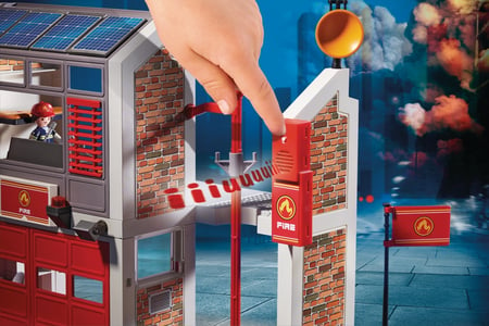 Playmobil caserne de pompier