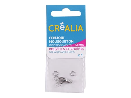 Lot De 10 Fermoirs Bouée Homard Mousqueton Plaqué Argent Fabrication Bijoux Bracelet Collier